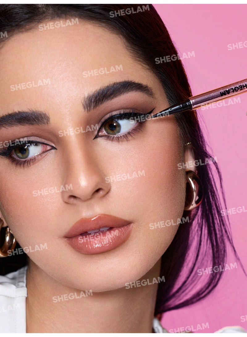 SHEGLAM Rose Line & Define Waterproof Liquid Eyeliner black - Image 3