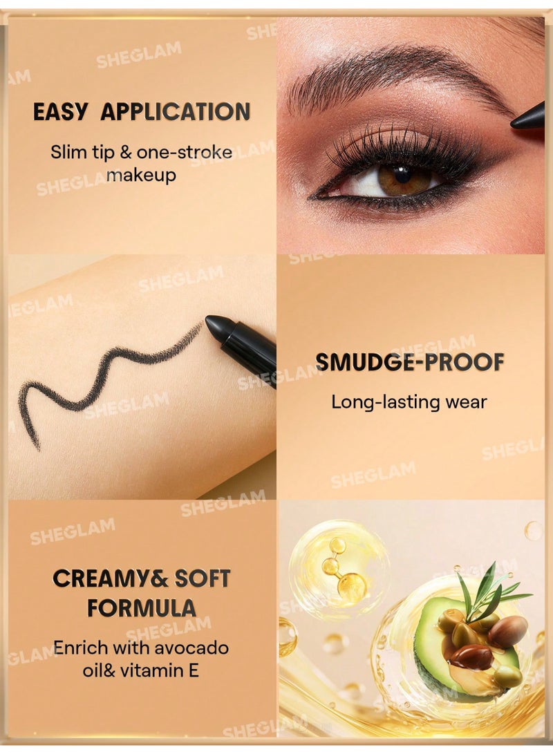 شيجلام Bold Moves Kohl Cream Eyeliner Pencil black - Image 3