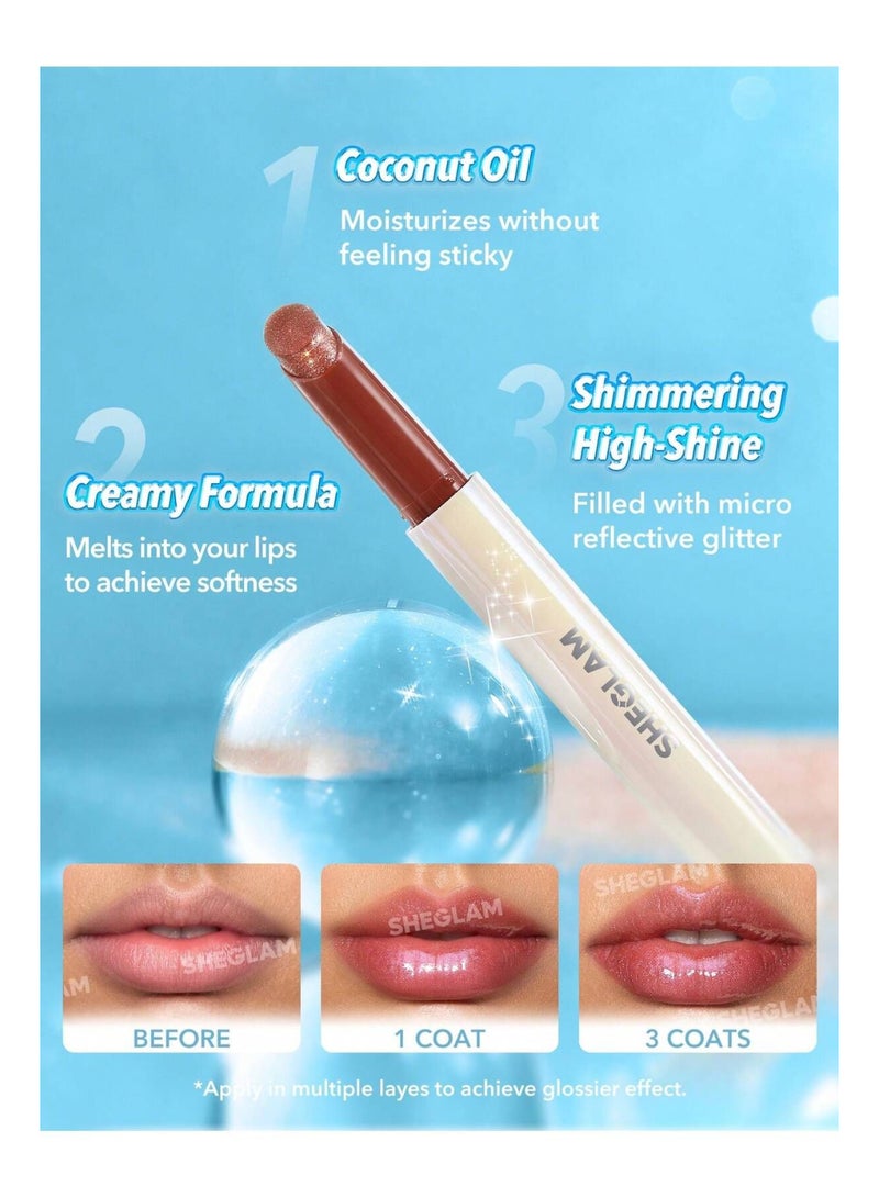 SHEGLAM Pout-Perfect Shimmer Lip Plumper Violet Fizz - Image 5