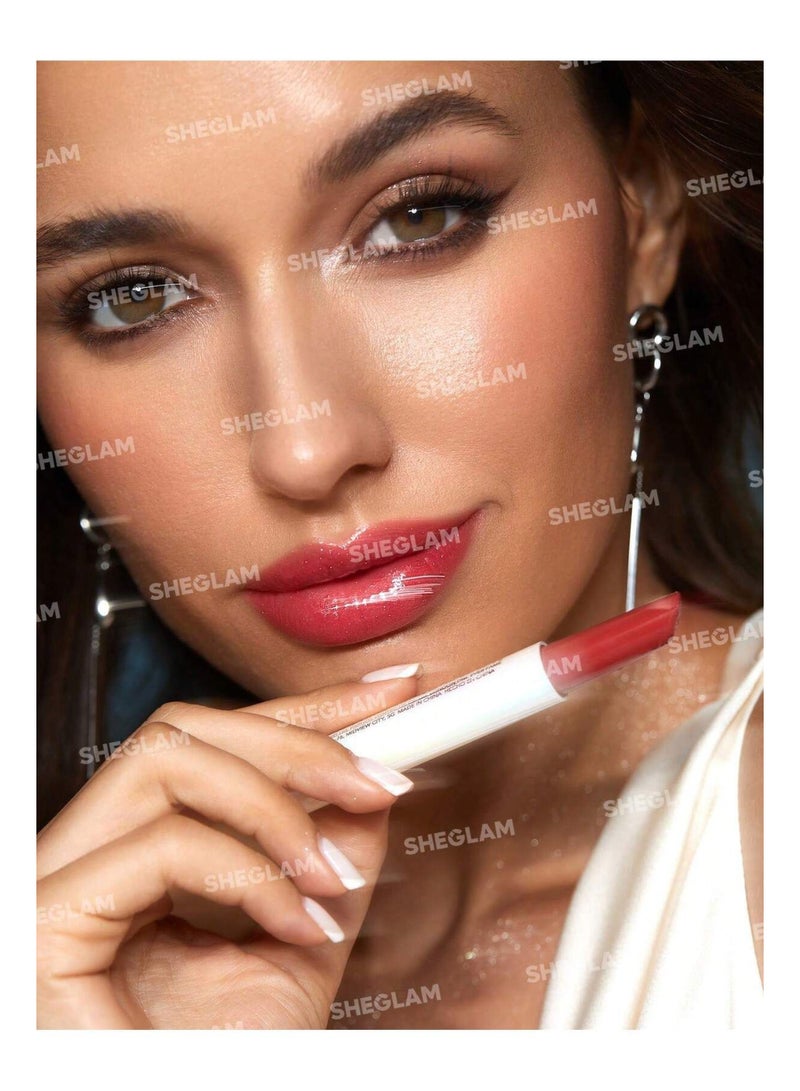 شيجلام Pout-Perfect Shimmer Lip Plumper First Crush - Image 3