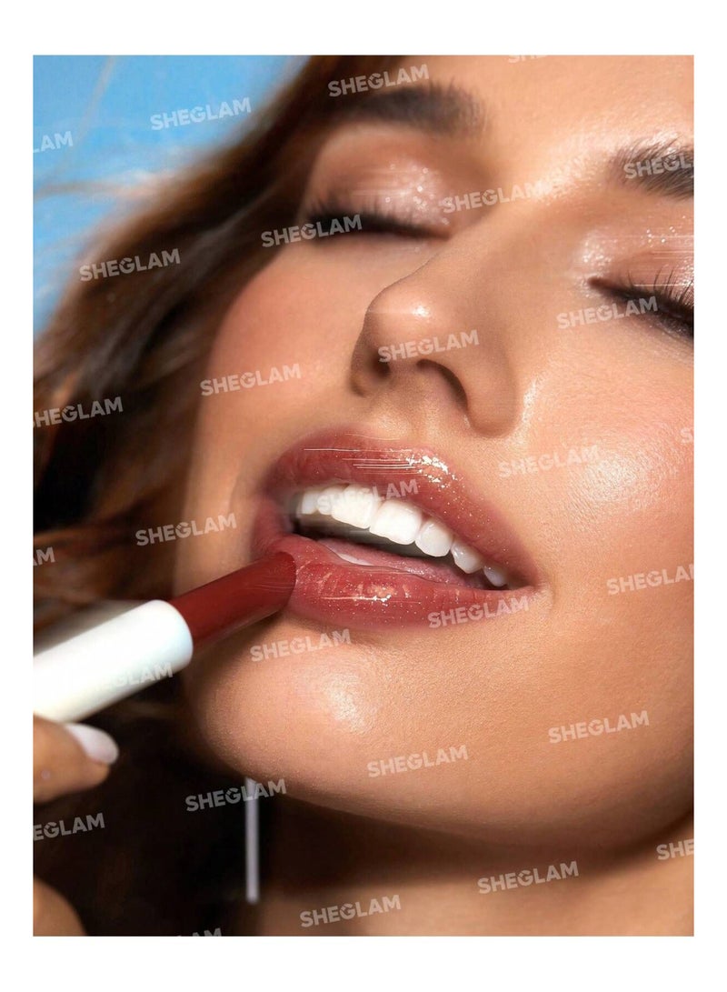 SHEGLAM Pout-Perfect Shimmer Lip Plumper Gold Rush - Image 3