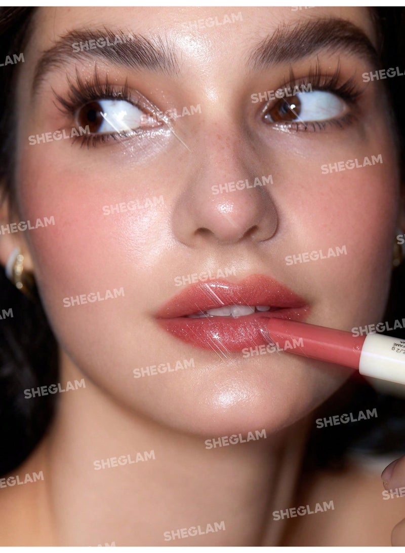 شيجلام Pout-Perfect Shimmer Lip Plumper Pink Flamingo - Image 3