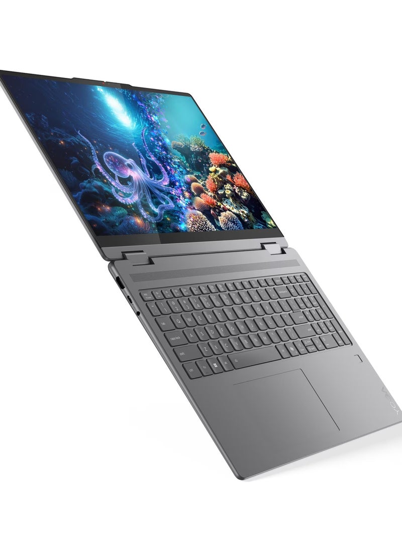 لينوفو (Upgraded Version) YOGA 7i Convertible 2-In-1 Laptop With 16-Inch WUXGA Display,Intel Core Ultra 7 256V Processor/16GB RAM/1TB SSD/Intel Arc Graphics/Windows 11 Home English LUNA GREY English LUNA GREY - Image 3