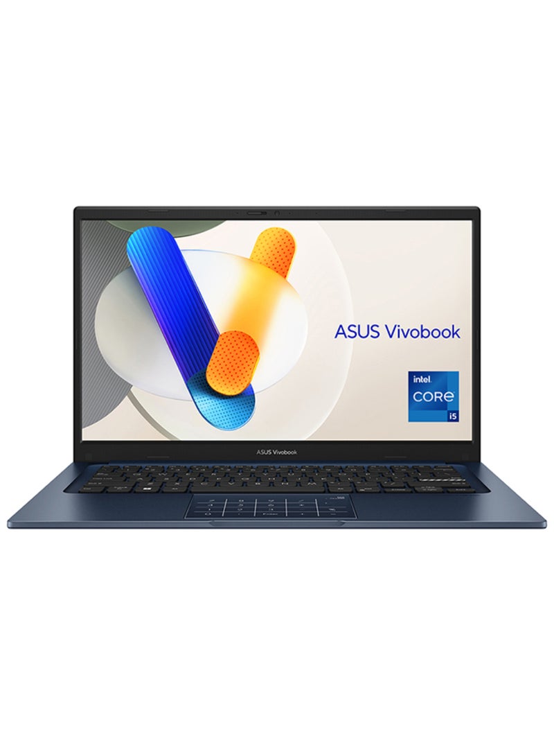 أسوس (Upgraded Version) Vivobook 14 Laptop With 14-Inch Display, Core i5-1334U Processor/8GB RAM/512GB SSD/Intel UHD Graphics/Windows 11 Home  Quiet Blue  Quiet Blue English Quiet Blue - Image 1