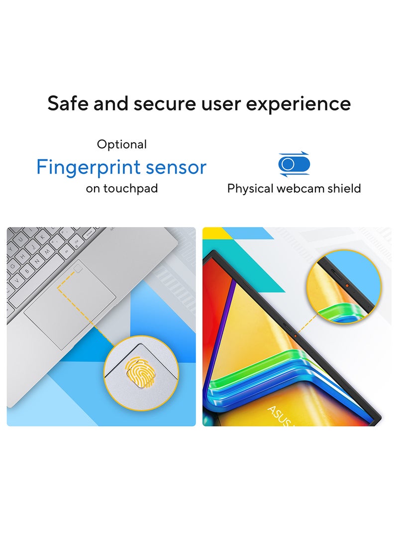 ASUS Vivobook 14 Laptop With 14-Inch Display, Core 5 120U Processor/16GB RAM/512GB SSD/Intel UHD Graphics/Windows 11 Home English blue - Image 4