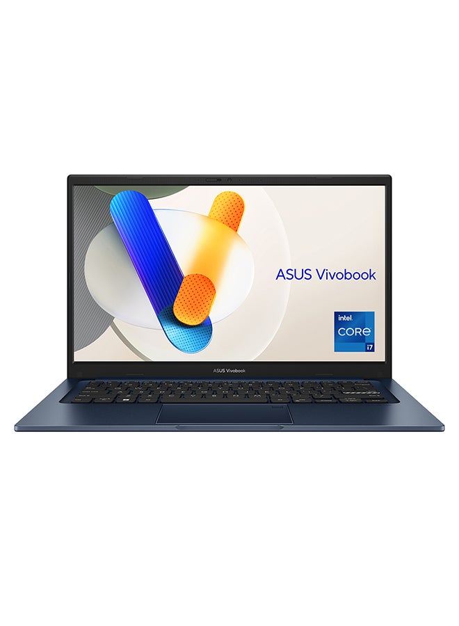 أسوس Vivobook 14 Laptop With 14-Inch Display, Core i7-1355U Processor/16GB RAM/1TB SSD/Intel UHD Graphics/Windows 11 Home English blue - Image 1