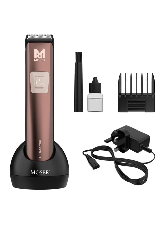 MOSER Renewed - Li+Pro2 Mini Professional Cord/Cordless Electric Hair Trimmer Metallic Brown - Image 2