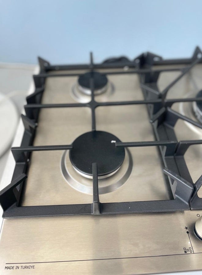 Super General 5 Burner Built-In 90x60 Cooktop Gas Hob With Full Safety And Auto Ignition, Matt Inox Color, Stainless Steel, KSGHB9051SS, 2 Years Warranty. KSGHB9051SS MATT INOX - Image 4