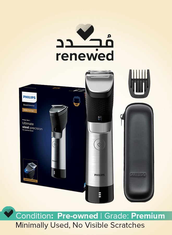فيليبس مجدد - ماكينة تشذيب اللحية BT9810، دقة قصوى مع مشط معدني مدمج - Image 1