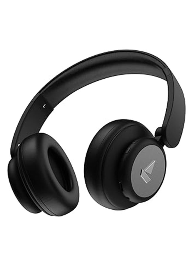boAt Rockerz 450 Pro On Ear Headphones w/ 70 Hours Battery, 40Mm Drivers, Bluetooth v5.0, Padded Ear Cushions, Easy Access Controls and Voice Assistant Luscious Black  - Image 1