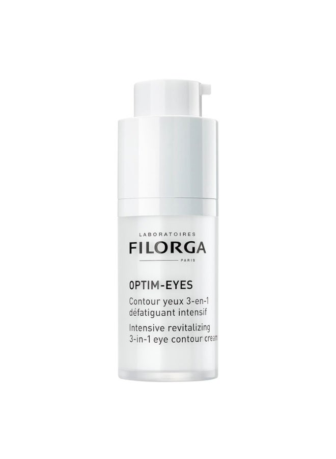 Filorga Optim-Eyes Eye Cream, Revitalizing 3-in-1 Skin Treatment for Rapid Reduction of Dark Circles, Wrinkles & Puffiness Around the Eyes 0.5 Fl OzFluid Ounce - Image 3