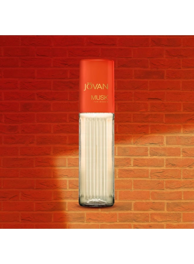 JOVAN Musk for Women Eau de Cologne Spray (Pack of 1), Notes of Jasmine, Amber, and Neroli, Women's Fragrance, Long Lasting, Everyday Fragrance, Travel Size 2 fl ozFluid Ounce - Image 4