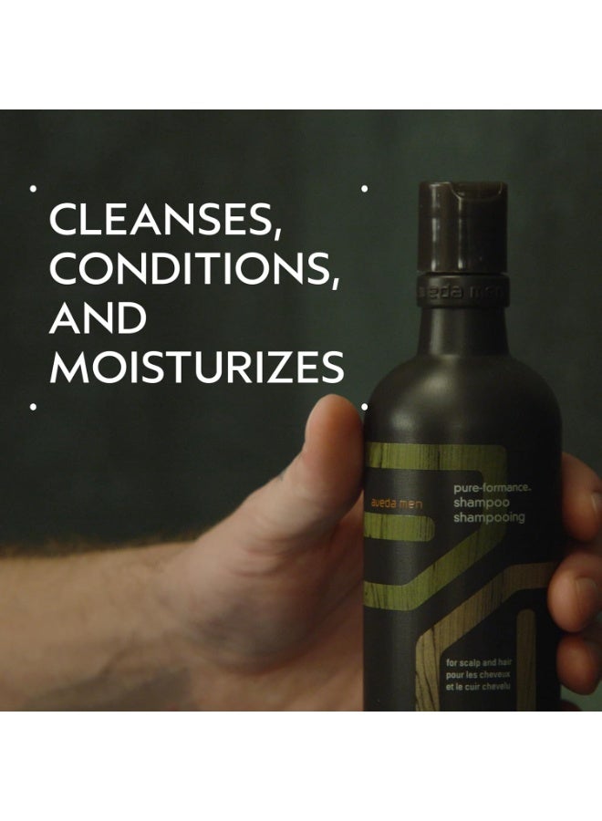 AVEDA Men Pure-Formance Shampoo | Lightweight Conditioner for Men’s Hair | Adds Shine | Scalp Care, 10.1 Fl Oz - Image 3