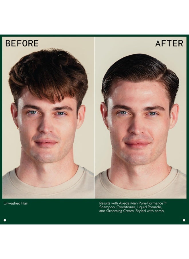 AVEDA Men Pure-Formance Shampoo | Lightweight Conditioner for Men’s Hair | Adds Shine | Scalp Care, 10.1 Fl Oz - Image 2