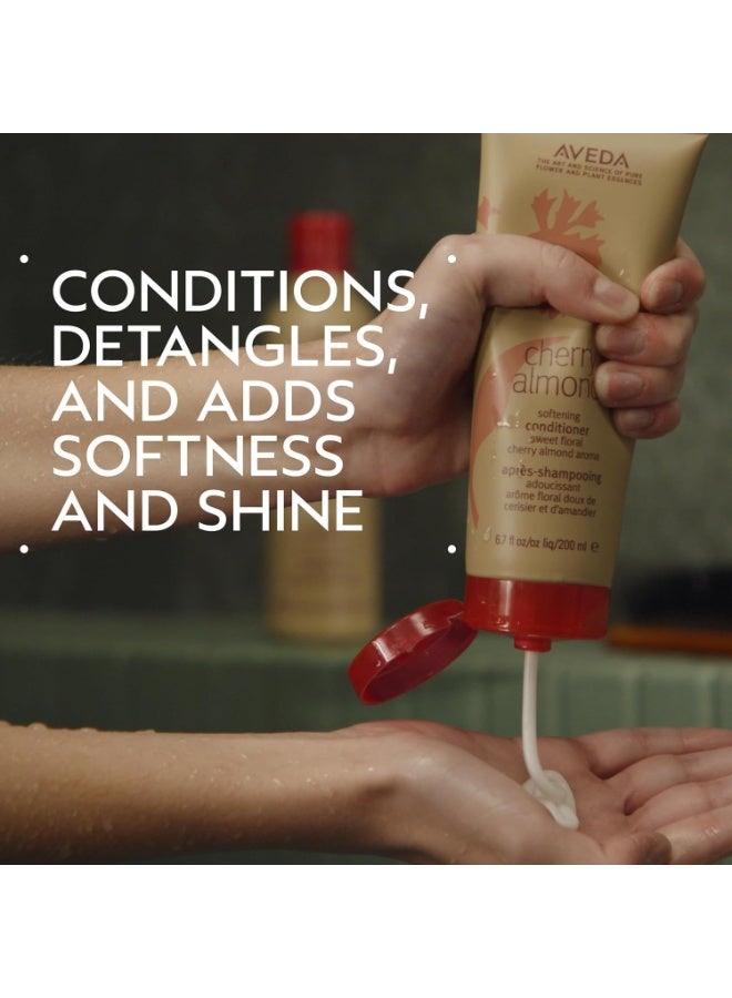 AVEDA Cherry Almond Softening Conditioner | for Normal to Dry Hair | 98% Naturally Derived* | with Coconut Oil & Shea Butter | Silicone Free | Iconic Aroma of Tonka, Orange, Ylang Ylang - Image 4