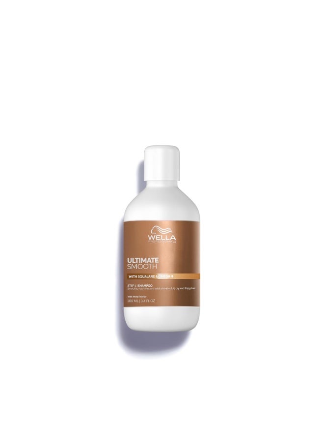 ويلا شامبو ألتيميت سموذ للشعر الجاف والباهت والمجعد | لللمعان والنعومة | مع سكوالان وأوميغا 9 | آمن للألوان - Image 1