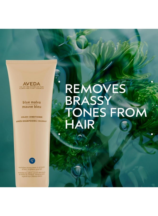 AVEDA Blue Malva Color Conditioner | Purple Conditioner for Silver, Gray, Blonde Hair | Neutralizes Brassiness | Deeply Conditions Hair 8.5 Fl Oz - Image 4