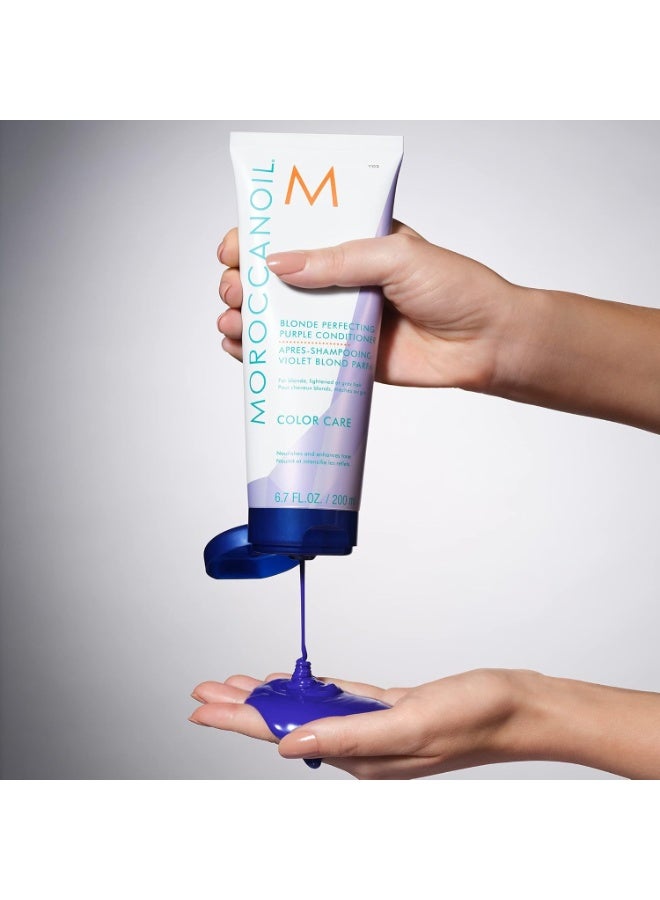 MOROCCANOIL Blonde Perfecting Purple Conditioner 6.7 oz - Image 2