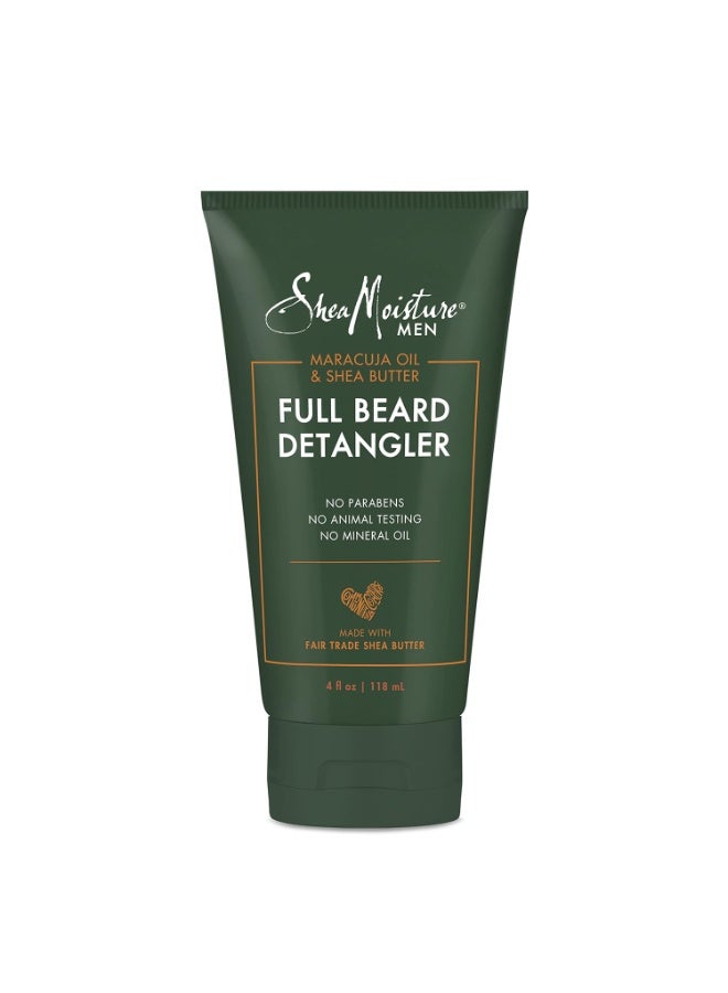 SheaMoisture Beard Conditioner, Full Beard Detangler for Full Beards, Maracuja Oil and Shea Butter, Paraben Free, 4 fl oz - Image 1