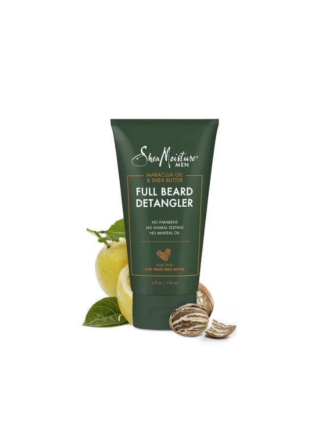SheaMoisture Beard Conditioner, Full Beard Detangler for Full Beards, Maracuja Oil and Shea Butter, Paraben Free, 4 fl oz - Image 2