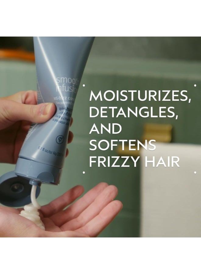 AVEDA Smooth Infusion Anti-Frizz Conditioner | Smoothing Conditioner | Frizz Control | Protects Against Humidity | Silicone Free | for Medium and Thick Hair | 99% Naturally Derived* 7.83 oz - Image 2