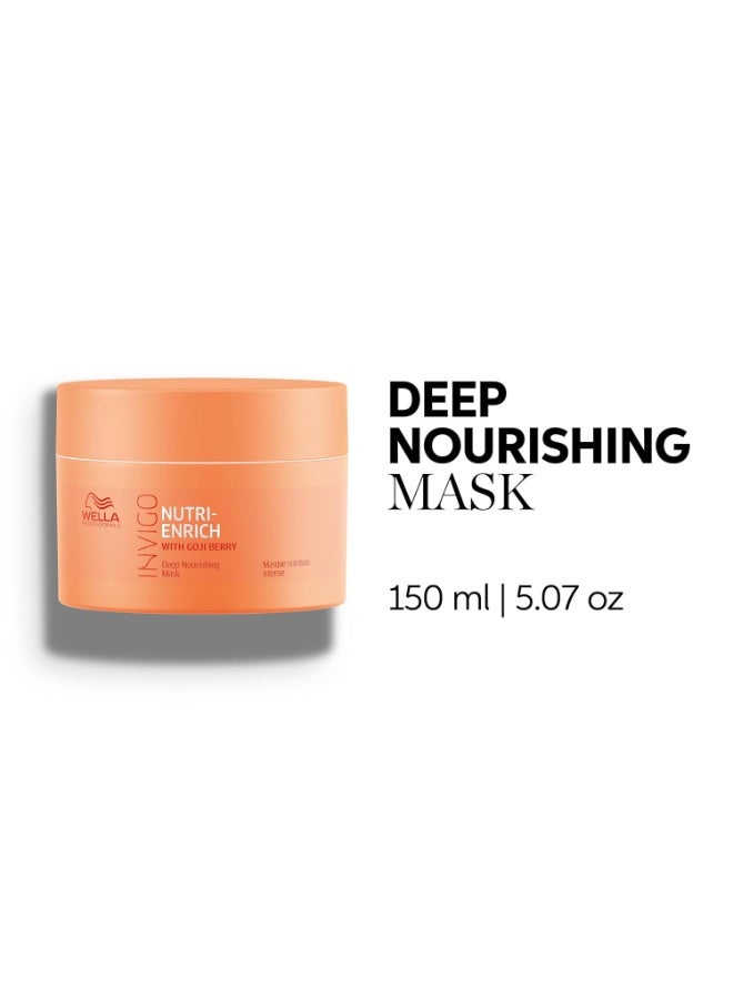 ويلا ماسك ويلا بروفيشونالز إنفيغو نوتري-إنريش للتغذية العميقة والترطيب للشعر الجاف التالف أونصة - Image 2