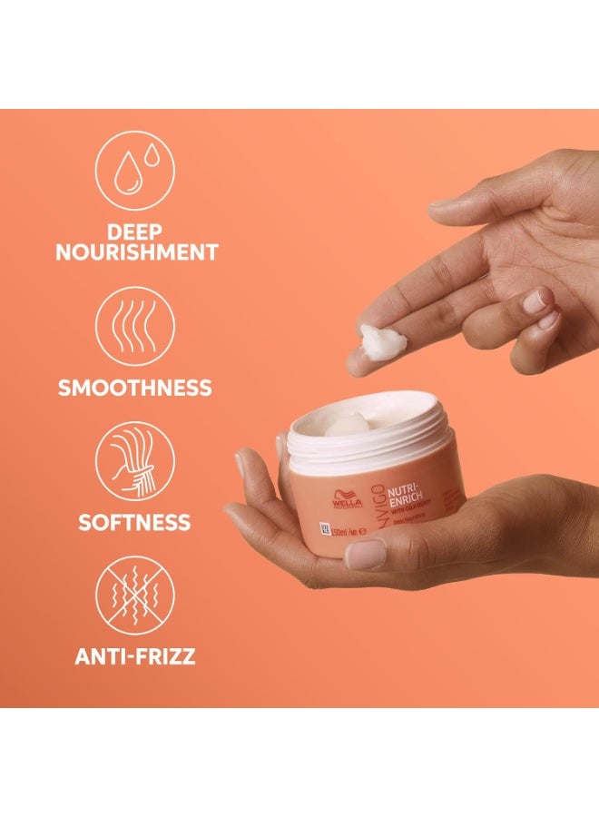 ويلا ماسك ويلا بروفيشونالز إنفيغو نوتري-إنريش للتغذية العميقة والترطيب للشعر الجاف التالف أونصة - Image 3