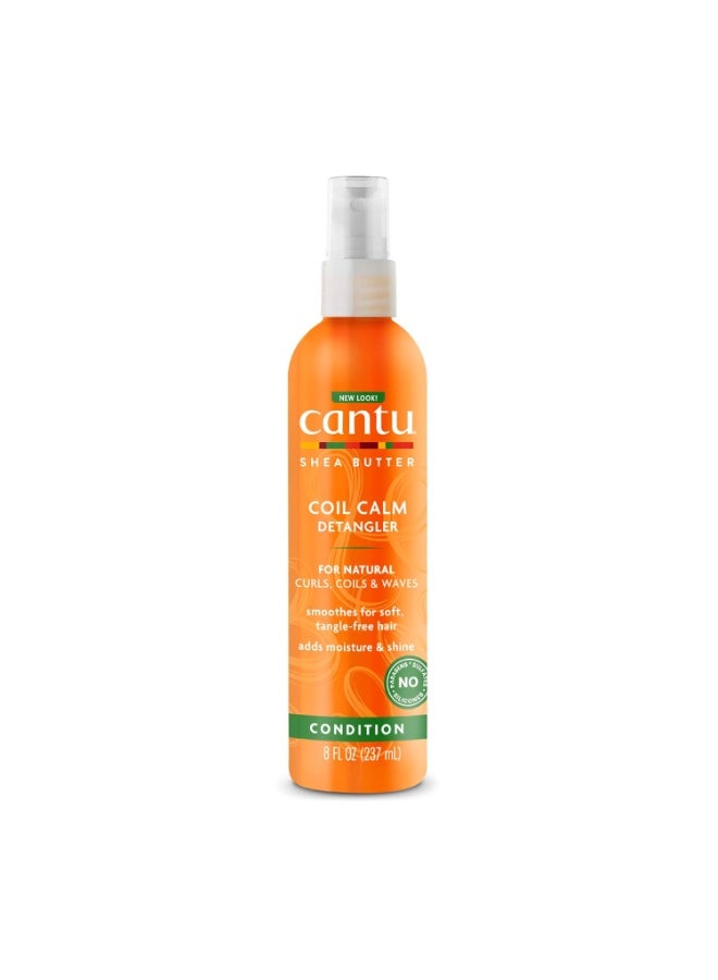 Cantu Coil Calm Detangler with Shea Butter for Natural Hair, 8 fl ozFluid Ounce  - Image 1