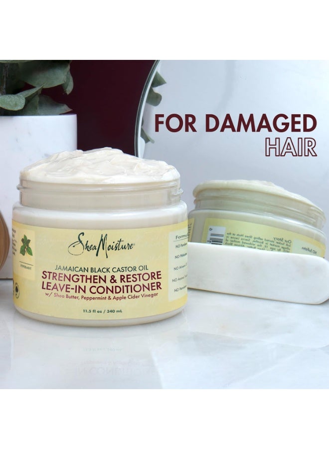 شيامويستر Jamaican Black Castor Oil Hair Care Set: 16oz Growth Shampoo, 13oz Strengthening Conditioner, 11.5oz Leave-In Treatment, 12oz Restorative Masque for Curly Hair - Image 3