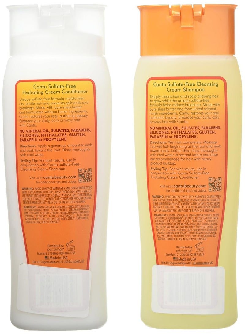 Cantu Shea Butter for Natural Hair Double Combo Shampoo and Conditioner  - Image 3