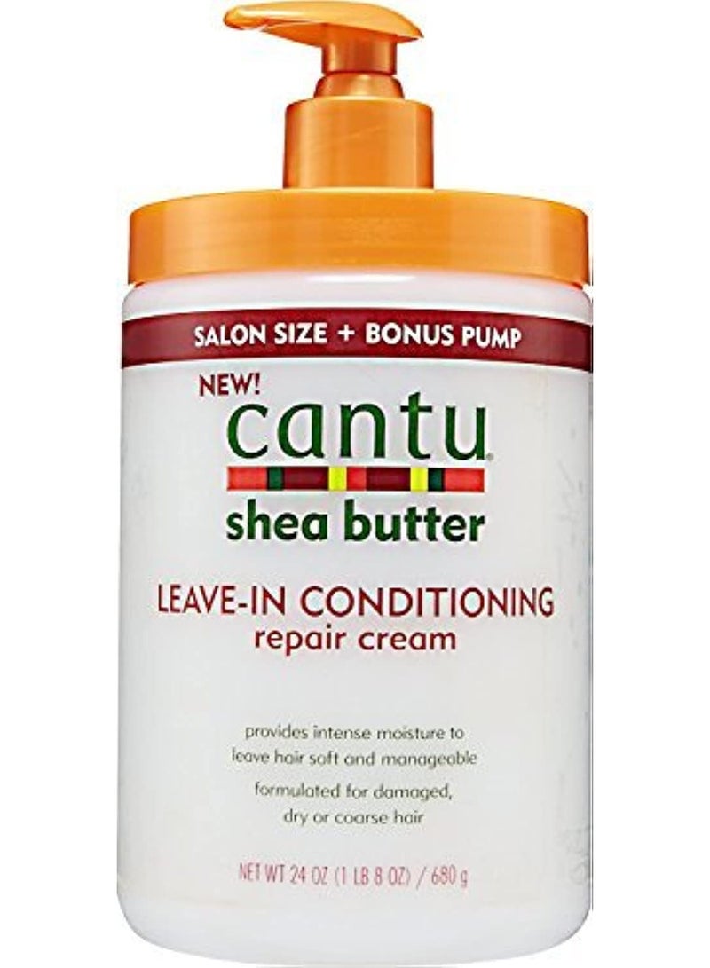 Cantu Salon Size Leave In Conditioning Repair Cream, 24oz 