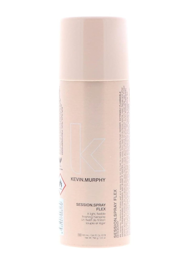 كيفن مورفي SESSION.SPRAY FLEX - Flexible Finishing Hair Spray - For All Hair Types - Lightweight Hold - Humidity Resistant Hair Care - Travel Size - Size: 3.4 Fl Oz (Pack of 1)