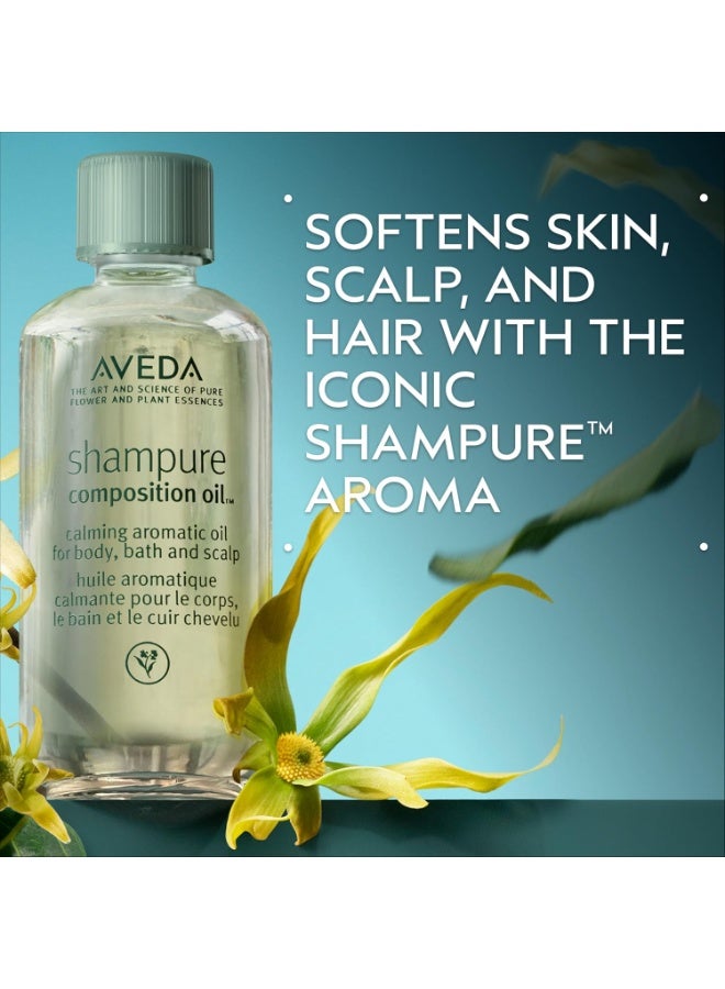 AVEDA Shampure Composition Oil | Bath, Body And Scalp | with Meadowfoam Oil & Certified Organic Sunflower | Calming Aroma of Certified Organic Lavender, Petitgrain, Ylang 1.7 Fl OzFluid Ounce - Image 2