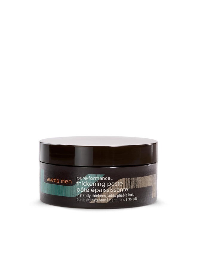 AVEDA Men Pure-Formance Thickening Paste | Thickens Hair | Versatile Hold | Natural Finish Hair Styling Paste | 91% Naturally Derived 2.5 Fl Oz - Image 1