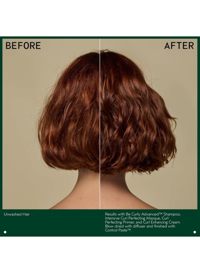 AVEDA Be Curly Advanced Curl Enhancer Cream | Defines Curly and Wavy Hair | Reduces Frizz, Adds Shine | Silicone Free | 98% Naturally Derived* Style: 1.3 Fl Oz - Travel Size - Image 3