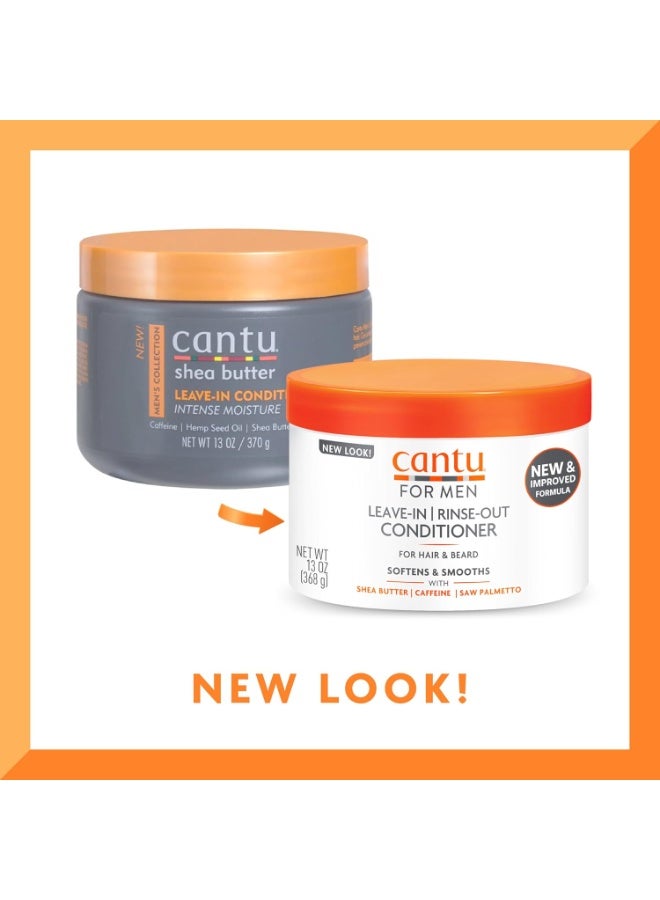 Cantu For Men Leave-In Rinse-Out Conditioner for Hair And Beard, 13 oz  - Image 4