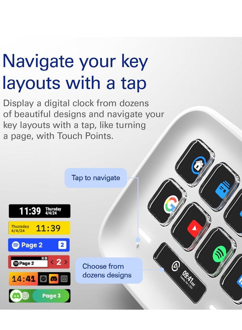 Elgato Stream Deck Neo – 8 Customizable Keys, 2 Touch Points, Speed Through Tasks & Workflows - Control Word, Excel, PowerPoint, Teams, Zoom, Spotify and more, Drag-’n-Drop Setup - Works with Mac & PC - Image 4