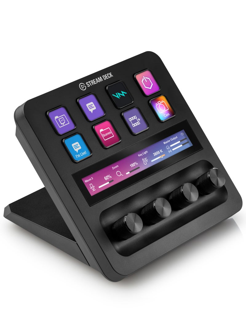 Elgato Stream Deck +, Audio Mixer, Production Console and Studio Controller for Content Creators, Streaming, Gaming, with customizable touch strip dials and LCD keys, works with Mac and PC - Image 5