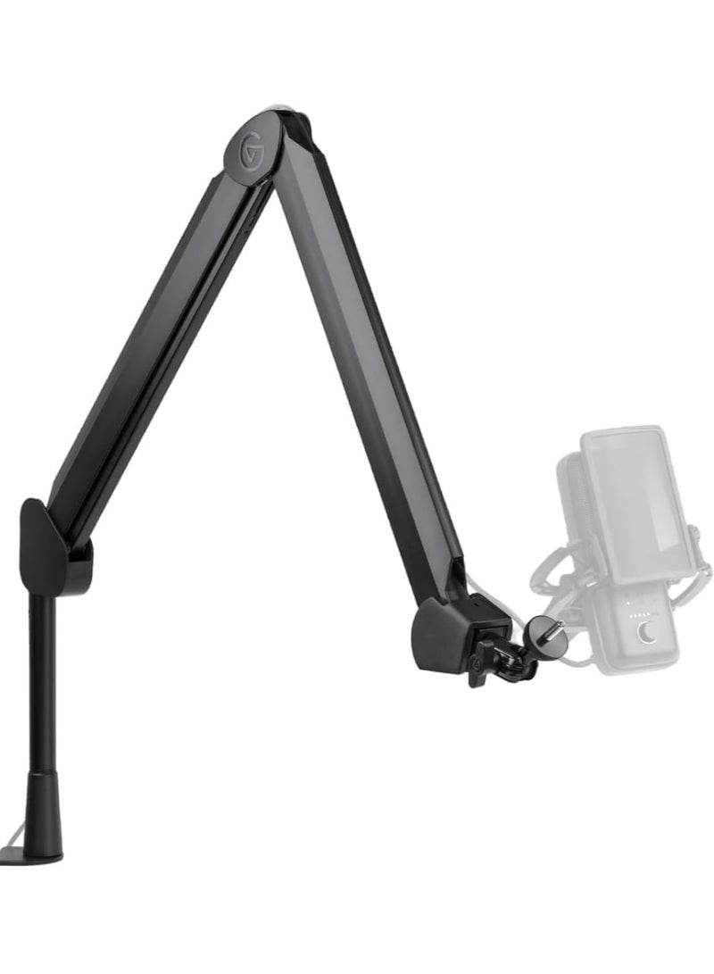 Elgato Wave Mic Arm - Premium Broadcasting Boom Arm with Cable Management Channels, Desk Clamp, 1/4" Thread Adapters, Fully Adjustable, perfect for Podcasts, Streaming, Gaming, Home Office, Recording - Image 1