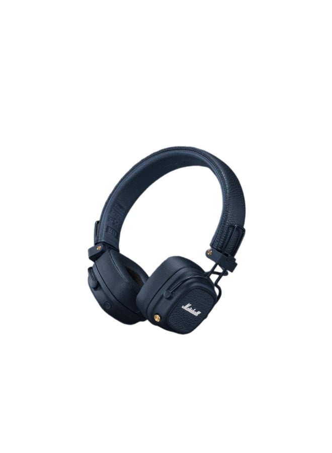 Marshall Major V Bluetooth Headphones - Foldable Wireless Headphones Bluetooth With 100+ Hours Of Playtime Blue  - Image 1