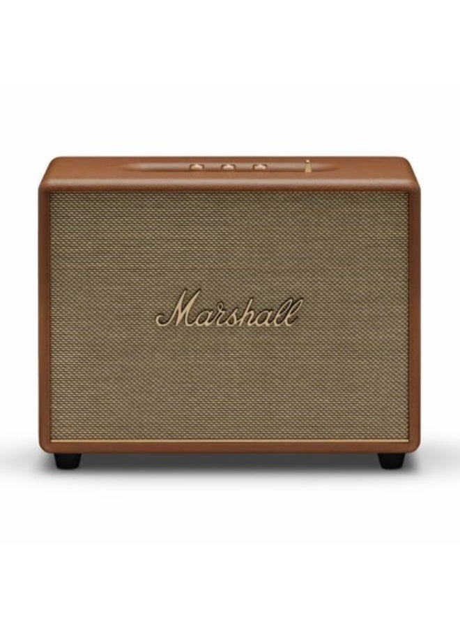 Marshall Woburn III 120W Premium Home Wireless Speaker With Bluetooth 5.2 And Multiple Inputs - Enjoy Signature Sound Brown  - Image 1
