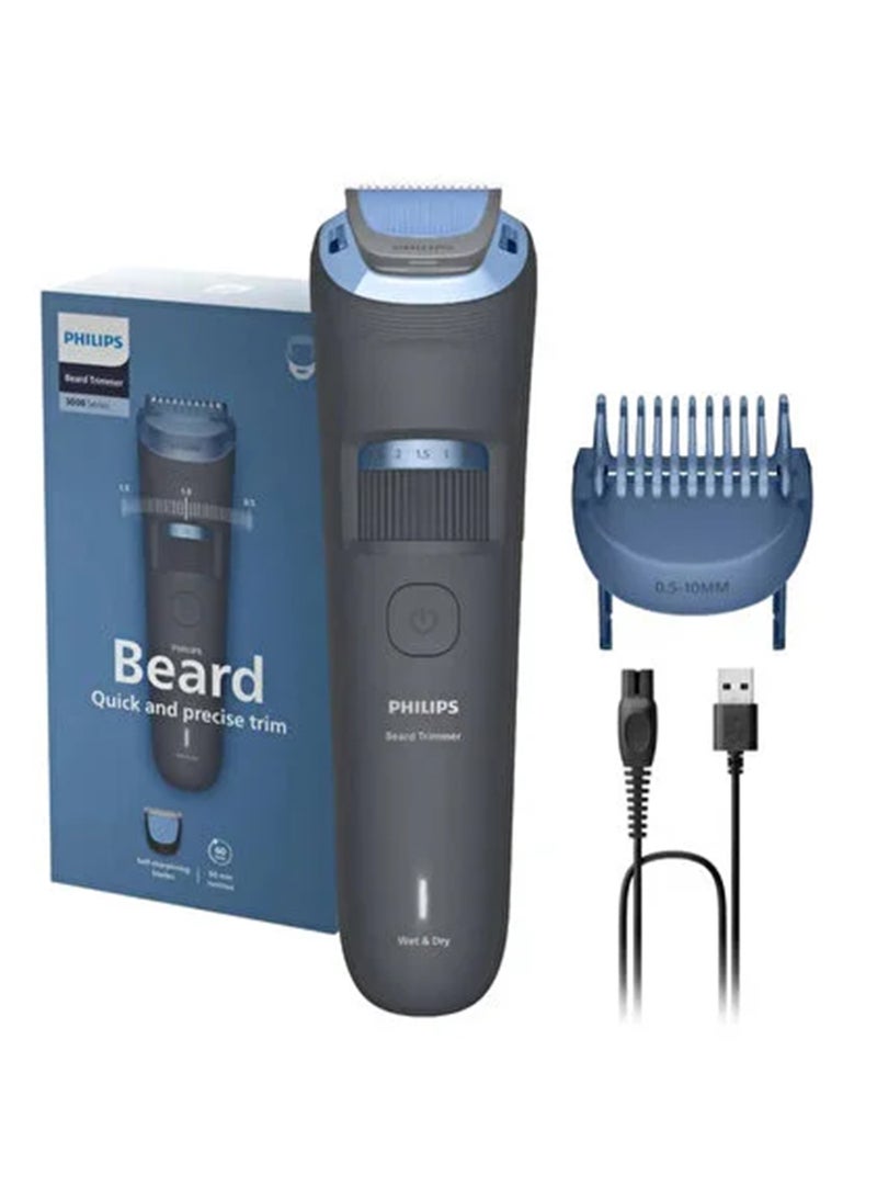 Philips Beard Trimmer BT3617/15 | 20 length settings 0.5–10 mm | Comb lifts hairs for an even trim | 100% washable | 60 min cordless | USB-A charging Black/ BT3617/15 - Image 1