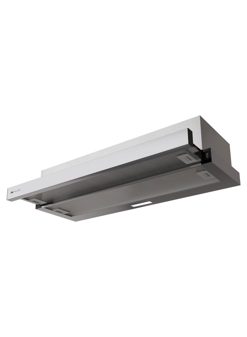 ميلين 90 cm Slide-Out Range Hood – MBKHS 9001 IX, 3 Years Warranty, Filters Included MBKHS 9001 IX Stainless Steel - Image 1