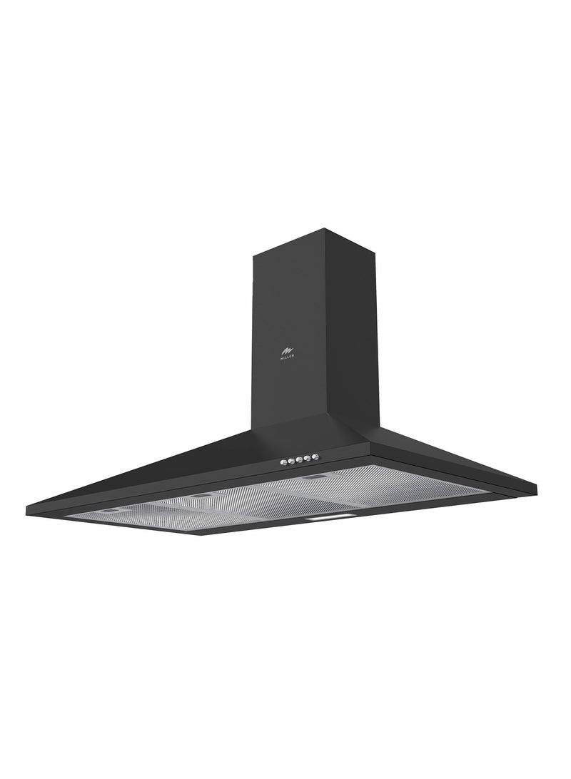 MILLEN 90cm Black Chimney Range Hood - MKH 904 BL, 3 Years Warranty 65 W MKH 904 BL black  - Image 1
