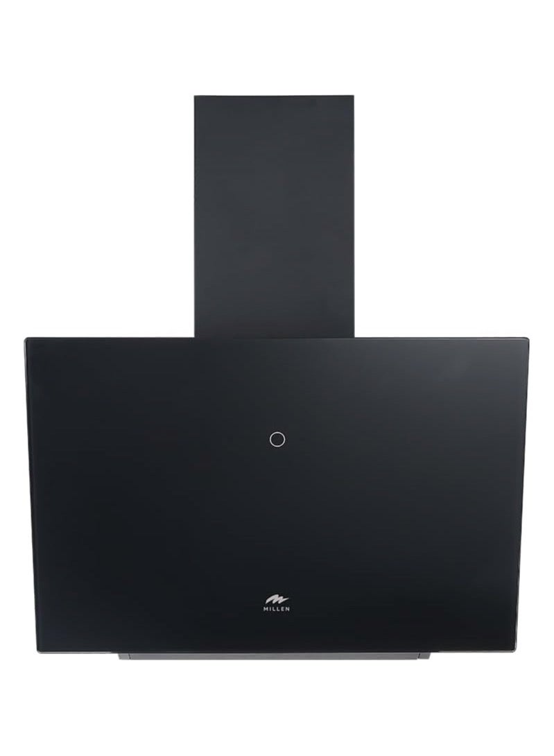 ميلين 60cm Angled Range Hood - Tempered Black Glass, 3 Years Warranty 230 W MKHG 604 BL Black - Image 2