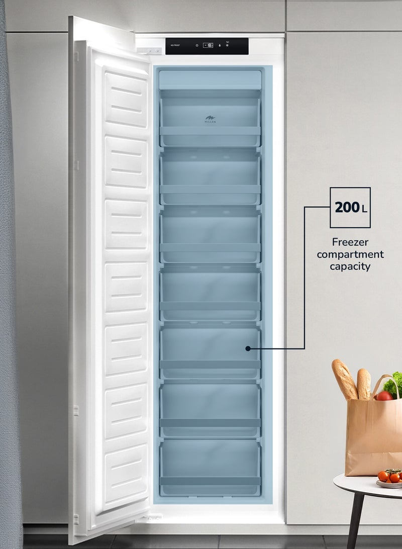 ميلين فريزر مدمج كامل - تخزين قوي وفعال وخالي من الصقيع - Image 4