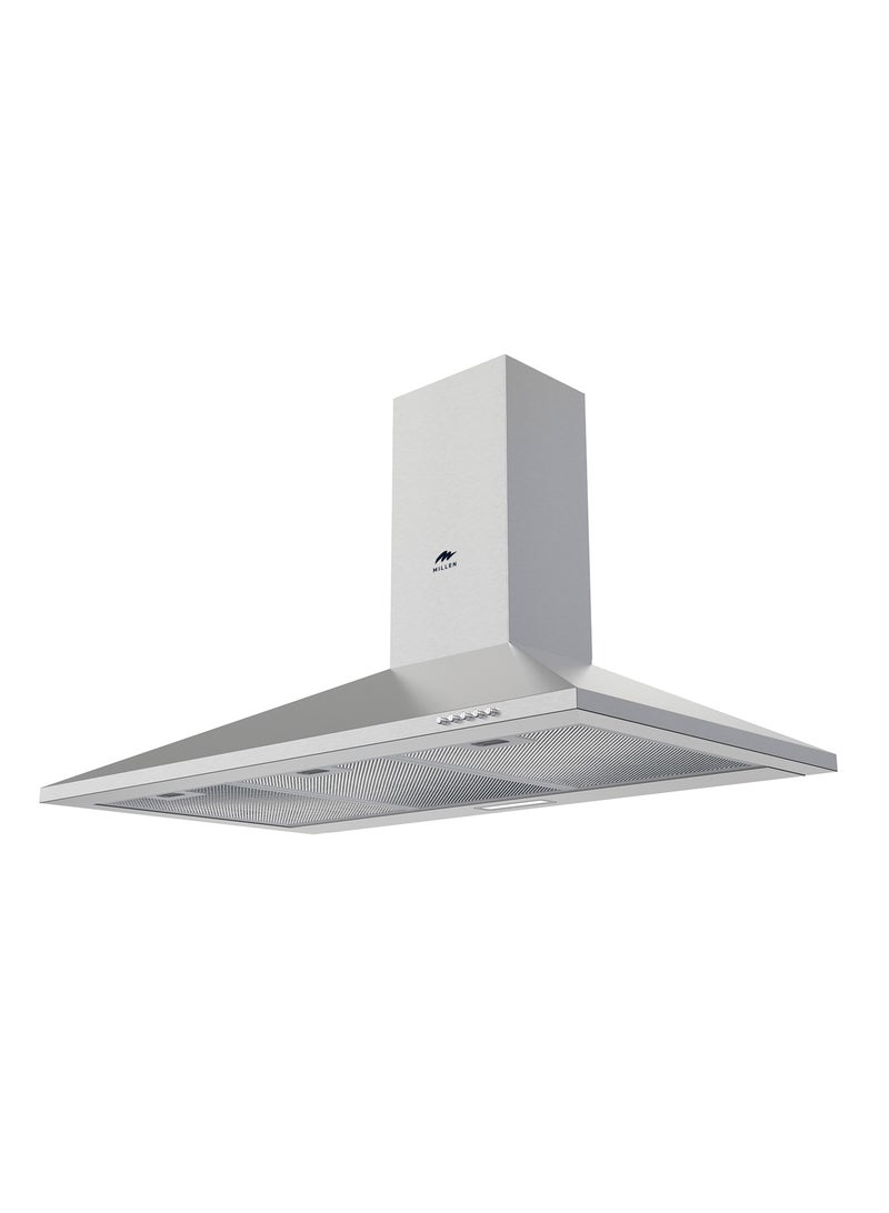 MILLEN 90cm Chimney Range Hood, Stainless Steel , 3 Years Warranty 65 W MKH 904 IX Stainless Steel - Image 1