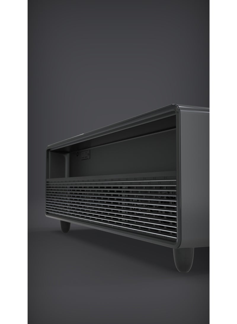 ستار تراك Star Track 135L Smart Touch Table Fridge with Bluetooth Speaker, Wireless & USB Charging, Dual Cooling Zones, LED Temperature Display, Silent Compressor Cooling, Stylish Black Mini Bar Table Refrigerator – ST-TMT-135L ST-TMT-135L(EB) Elegant Black - Image 2