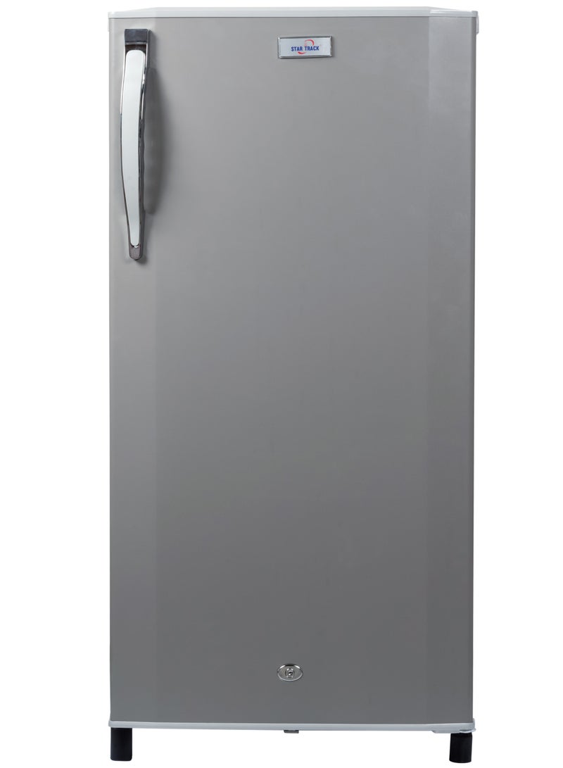 STAR TRACK 250L Mini Refrigerator with Freezer Box - Spacious, Versatile, and Perfect for All Your Cooling Needs ST-FRG-250 Grey - Image 1