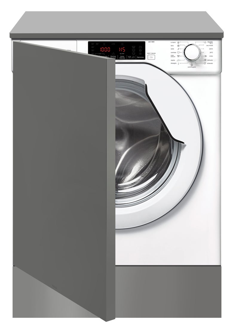 Teka LI5 1481 EUI EXP Built-in Washing Machine 8kg Washing Capacity And 15 washing Programs 1400 rpm & 1600 W 8 kg 114000009 White - Image 1